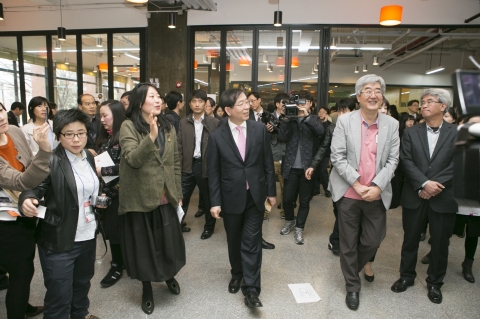 2013년 4월 11일 서울시 청년일자리허브 개관식