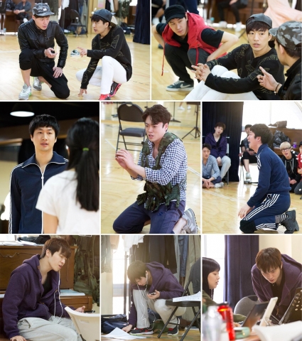 (상) 한영범 역을 맡은 김종구, 정문성, 조형균배우 (중) 신석구역을 맡은 안재영, 정순원배우 (하) 류순호 역을 맡은 이재균배우