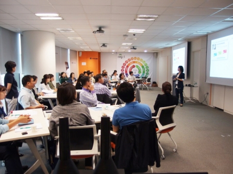 대성산업 디큐브아카데미 내부 모습이다.