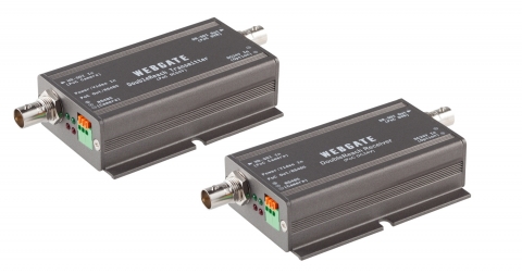 WEBGATE released DoubleReach Transmitter(DR101P-TX) and Receiver(DR101P-RX) units.