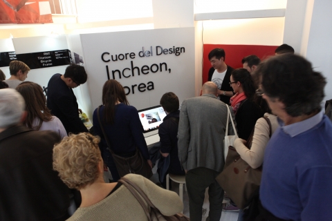 Incheon Business Agency  successfully completed ‘Cuore del Design Incheon Korea’ held in Milan, Italy.Global visitors astonished by excellent design of Korea.