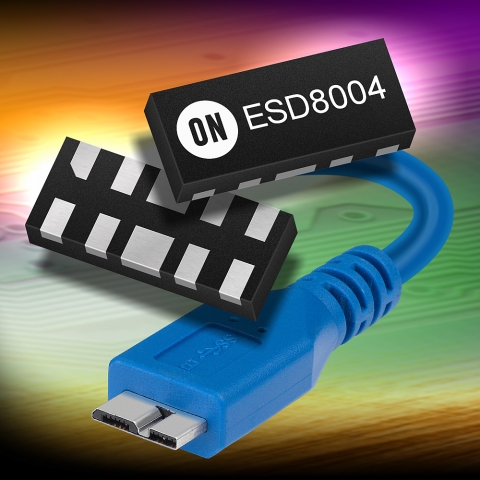 온세미컨덕터가 가장 진보된 인터페이스 기능을 지닌 정전기 (ESD) 억제 소자 5종을 출시했다.