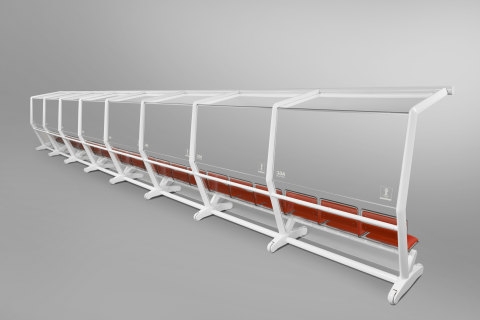 Official Licensed Glass Roof of the 2014 FIFA World Cup (TM) Player Benches