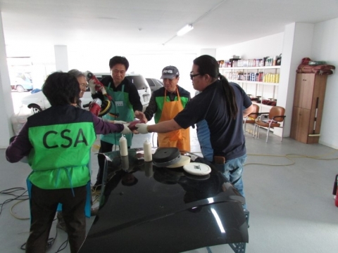 CSA일산 카케어교육 모습이다.