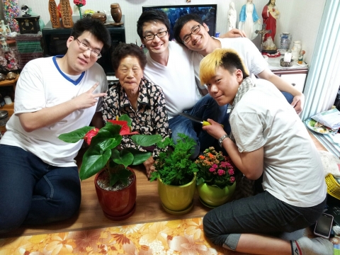 원예치료활동 사진