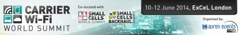 Clarion Events 주최의 캐리어 Wi-Fi 월드 서밋(Carrier Wi-Fi World Summit 2014)이 2014년 6월 10일부터 12일까지 영국 런던에서 개최