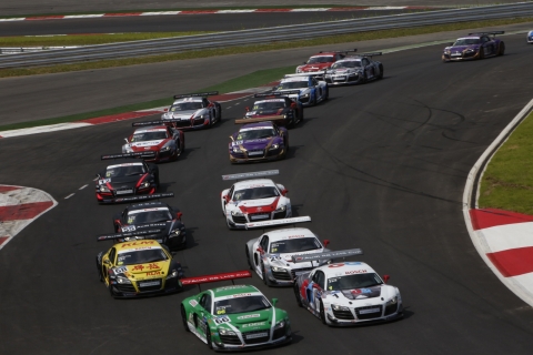 Audi R8 LMS Cup 경기장면