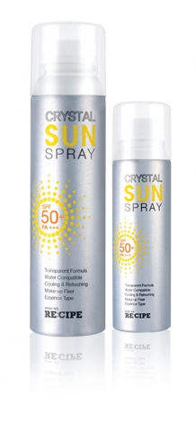 자연이 만든 레시피, 크리스탈 선 스프레이 SPF 50+ PA+++(소비자가 4만 5천원/150ml)
