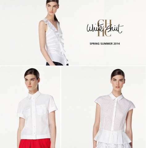 CH 캐롤리나 헤레라가 Women 화이트셔츠 컬렉션을 선보인다.