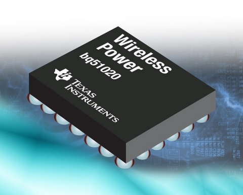 TI는 업계 최고 전력 효율의 5W 무선 전력 리시버를 발표했다.