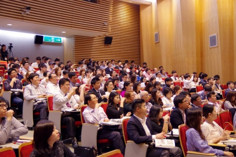 프레젠테이션월드2014 현장 모습이다.