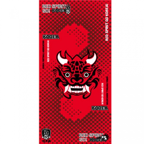 알리바바쇼핑몰이 대한축구협회 공식 응원 버프(멀티스카프)를 선보이고 있다.