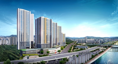 센텀리버 SK VIEW 투시도