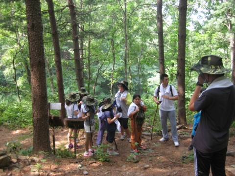 2013년 청소년 영힐링 캠프가 진행된 모습이다.