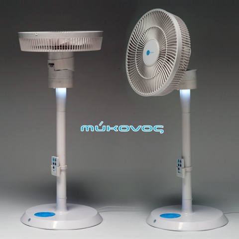 정회전 역회전 기능이 탑재된 미코노스 에어로팬은 환풍기로도 활용이 가능하다.