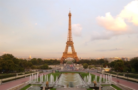 프랑스 파리 - 에펠탑이 모습이다.