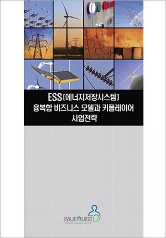 이슈퀘스트가 ESS 융복합 비즈니스 모델과 키플레이어 사업전략 보고서를 발간했다.