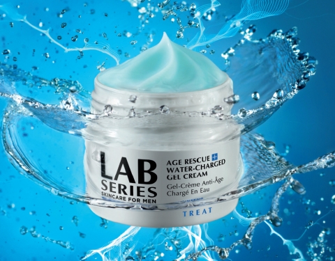 남성 전문 스킨케어 브랜드 랩 시리즈(LAB SERIES)가 첫번째 수분 젤 크림 에이지 레스큐+ 워터-차지드 젤 크림을 9월초 출시한다.