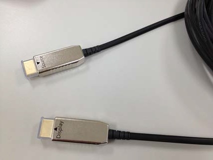 (주)포스텍 HDMI 엑티브 하이브리드 케이블 커넥터 부분