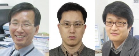 우수성과 100선 수상 연구자들. 왼쪽부터 김관호, 김광훈, 전연도 박사