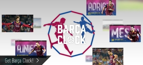 PC 스크린 세이버 ‘바카 클록’(Barca Clock)