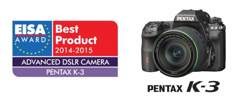 PENTAX K-3가 유럽영상음향협회가 주관하는 ELSA 어워드 2014-2015 어드밴스드 DSLR 카메라에 선정됐다.