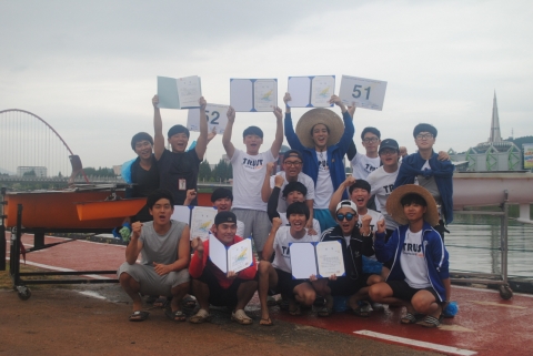 동명대가 HSPVF 솔라보트 클래스S부문 종합 1위를 기록했다.