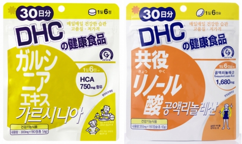 DHC의 공액리놀레산은 홍화 씨유에서 추출한 100% 식물성 이너테라피 제품이다.
