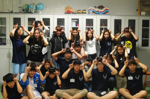 건국대 천문동아리는 벽지 중학교서 천문학교 재능기부를 펼쳤다.