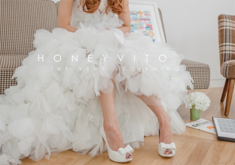 허니비토는 웨딩수제화 전문 브랜드로 신부가 원하는 스타일로 맞춤제작이 가능하다.