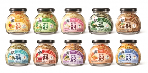 일동후디스가 아기밀 홈쿡을 업그레이드하여 출시했다.