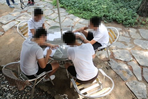 서울문화재단 서울소년원 단독프로그램 : 통합문화이용권 기획사업 서울, 문화를 걷다 시 창작수업 자신의 삶 속에서 시 찾기1(2014.7월)