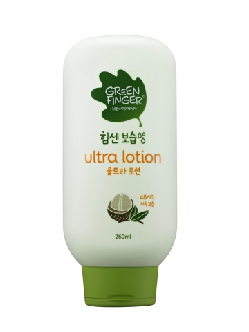 유한킴벌리의 유아, 아동 스킨케어 그린핑거가 가을을 맞아 풍부한 식물 유래 성분으로 보습이 특화된 힘센 보습 울트라 로션을 출시했다.