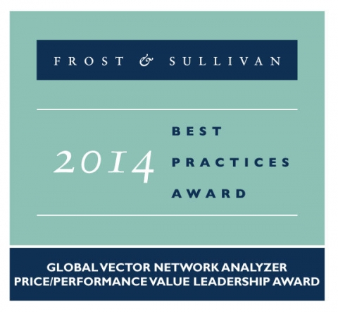 안리쓰는 ShockLine VNA 제품군으로 프로스트앤설리반이 수여하는 벡터 네트워크 분석기 분야 2014 가격대비성능비 리더십상을 수상했다.
