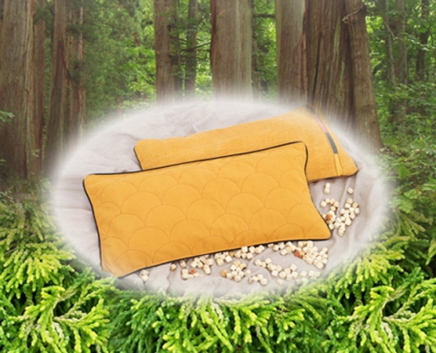 현대메디컬에서 출시한 편백나무 베개는 일본 히노끼 100% 제품이다.