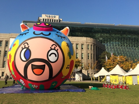 작품 설치 실제 이미지