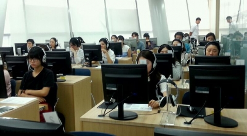 중국어 HSK iBT 시험장 풍경