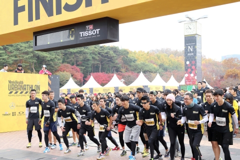 티쏘는 한국 최초 어반 애슬론 경기를 후원하였다.