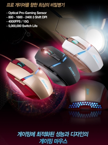 로이체는 전문 게이밍마우스 XECRET XG-8500M 할인이벤트를 실시한다.