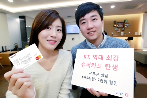 슈퍼 세이브 카드는 선할인형으로 기기변경, 번호이동, 신규가입 시 단말 구매가의 최대 36만원까지 할인해주고, 슈퍼 DC 카드는 매월 통신비 할인 혜택을 제공하는 후(後)할인형으로 연간 최대 18만원의 가계통신비를 절감시켜준다.