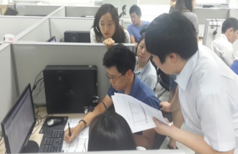 롯데닷컴 임직원 고객센터 현장근무 진행