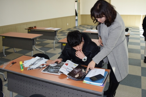 일학습병행제 교육이 섬유패션캠퍼스 산학협력관에서 진행되었다.