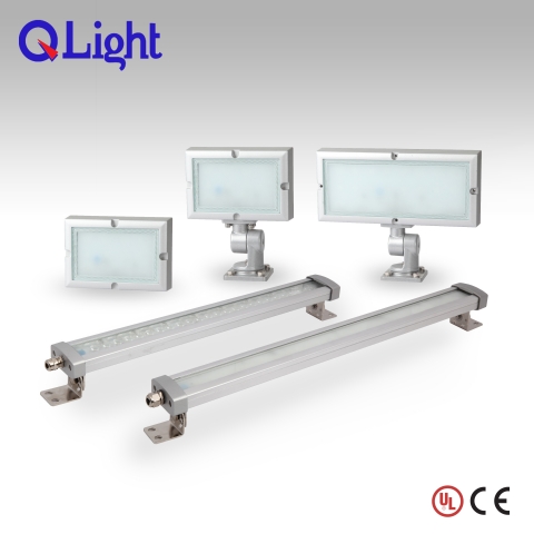 산업용 고휘도 LED 작업등 QML, QMFL시리즈(위쪽 QML시리즈, 아래 QMFL시리즈)