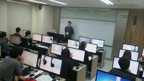 중국어 HSK iBT 시험 장면