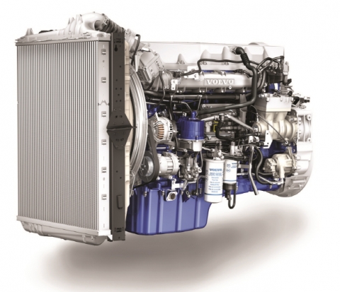 볼보트럭코리아는 유로6 모델의 3월 공식 출시를 앞두고 1월 26일부터 사전예약 판매에 본격 돌입했다. 사진은 향상된 엔진 출력과 연비 효율성을 자랑하는 볼보트럭의 신형 유로6 엔진의 모습.