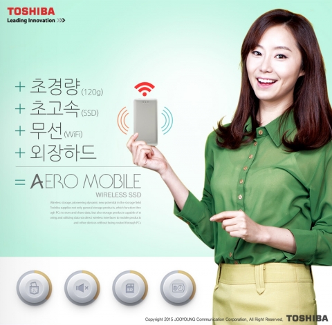 Toshiba Canvio AeroMobile Wireless SSD