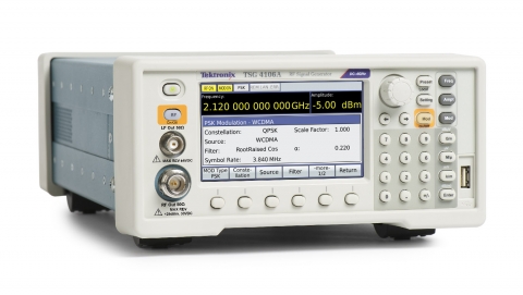 TSG4100A는 기본 신호 발생기와 같은 경제적인 가격대의 VSG(벡터 신호 발생기) 이다. USB 기반 RSA306 스펙트럼 분석기, MDO4000B 및 MDO3000 혼합 도메인 오실로스코프와 같은 텍트로닉스의 다른 선도적인 중급 RF 테스트 솔루션을 보완한다.