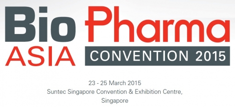 생물의약품 아시아 컨벤션이 2015년 3월 23일부터 25일까지 싱가포르에서 개최된다.