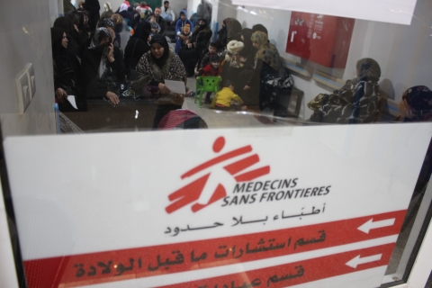 시리아 난민을 지원 중인 요르단 이르비드 국경없는의사회 병원(사진 저작권 표기 © Enass Abu Khalaf-Tuffaha/MSF)