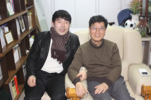 가수 김홍과 작곡가 조운파